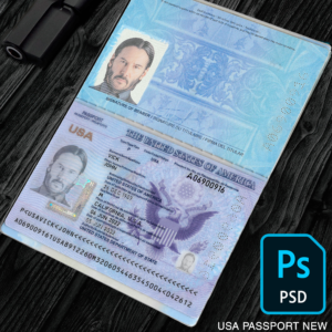 US PASSPORT TEMPLATE PSD us passport editable template, USA Passport Template Photoshop, US Passport Template PSD, blank us passport template