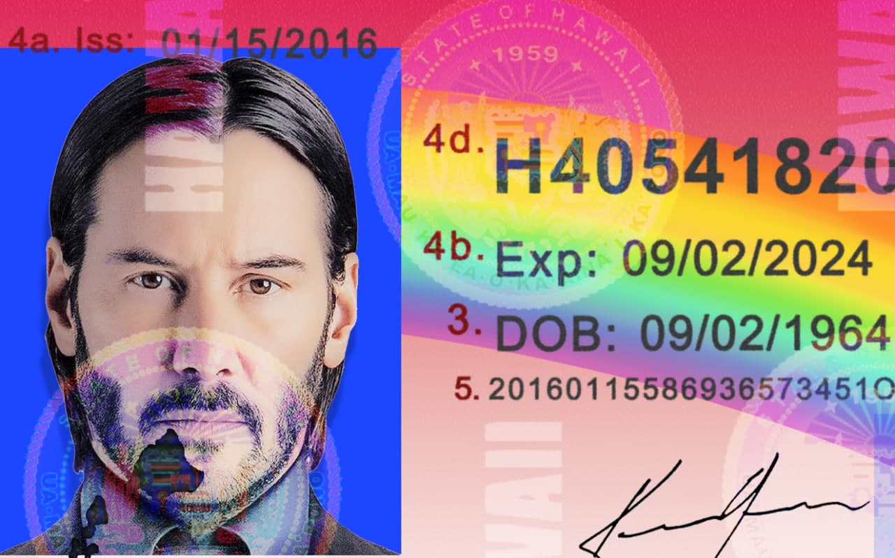 Fake Hawaii Driver License Template US Realistic NEW DL Editable Photoshop Template High Quality Psd scannable
