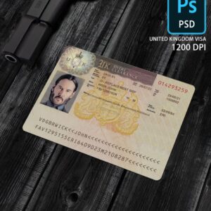 Editable UK visa template PSD free for photoshop, UK visa PSD template UK visa template photoshop UK passport template photoshop NEW British visa template Britain visa template UK passport template