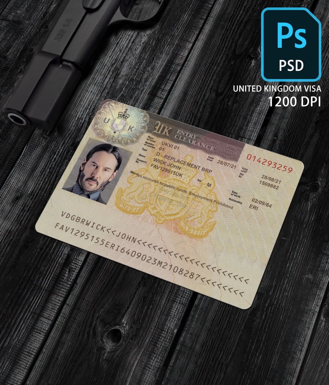 Editable UK visa template PSD free for photoshop, UK visa PSD template UK visa template photoshop UK passport template photoshop NEW British visa template Britain visa template UK passport template