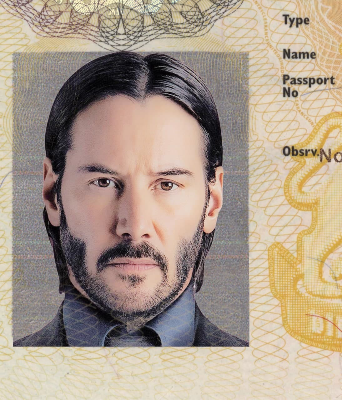 UK visa template PSD - Image 5