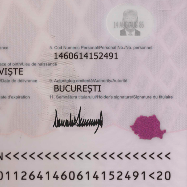 Romania passport