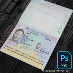 Netherlands PASSPORT TEMPLATE PSD Nederland passport editable template, netherlands Passport Template Photoshop, netherlands Passport Template PSD, blank Nederland passport template