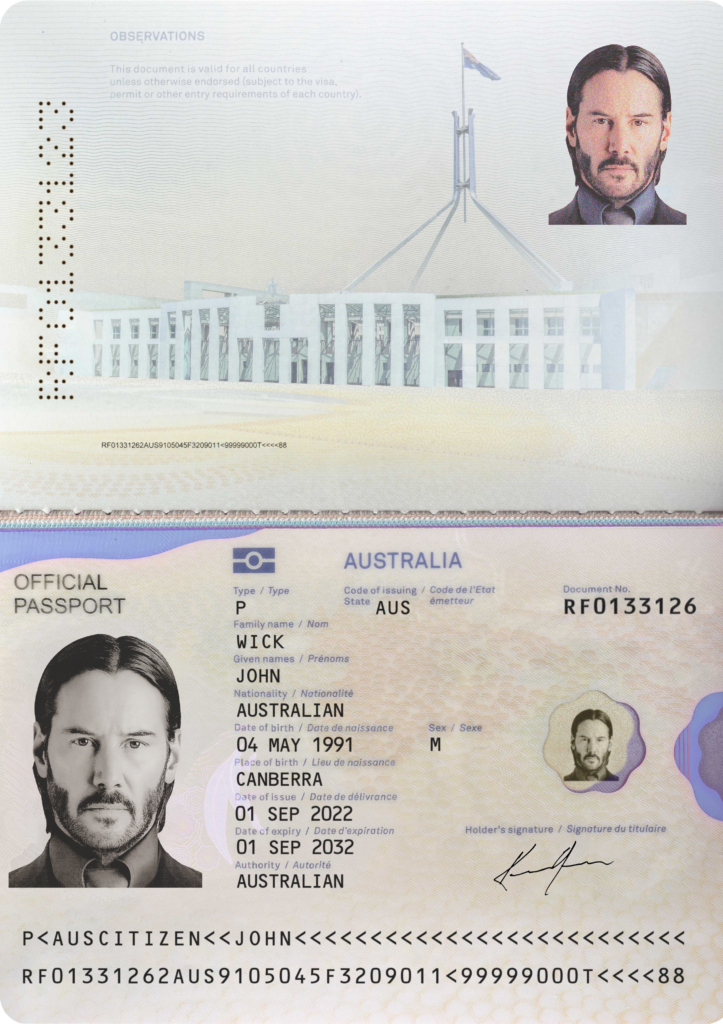 Australia PASSPORT TEMPLATE PSD Australia passport editable template, Australia Passport Template Photoshop, Australia Passport Template PSD, blank Australia passport template