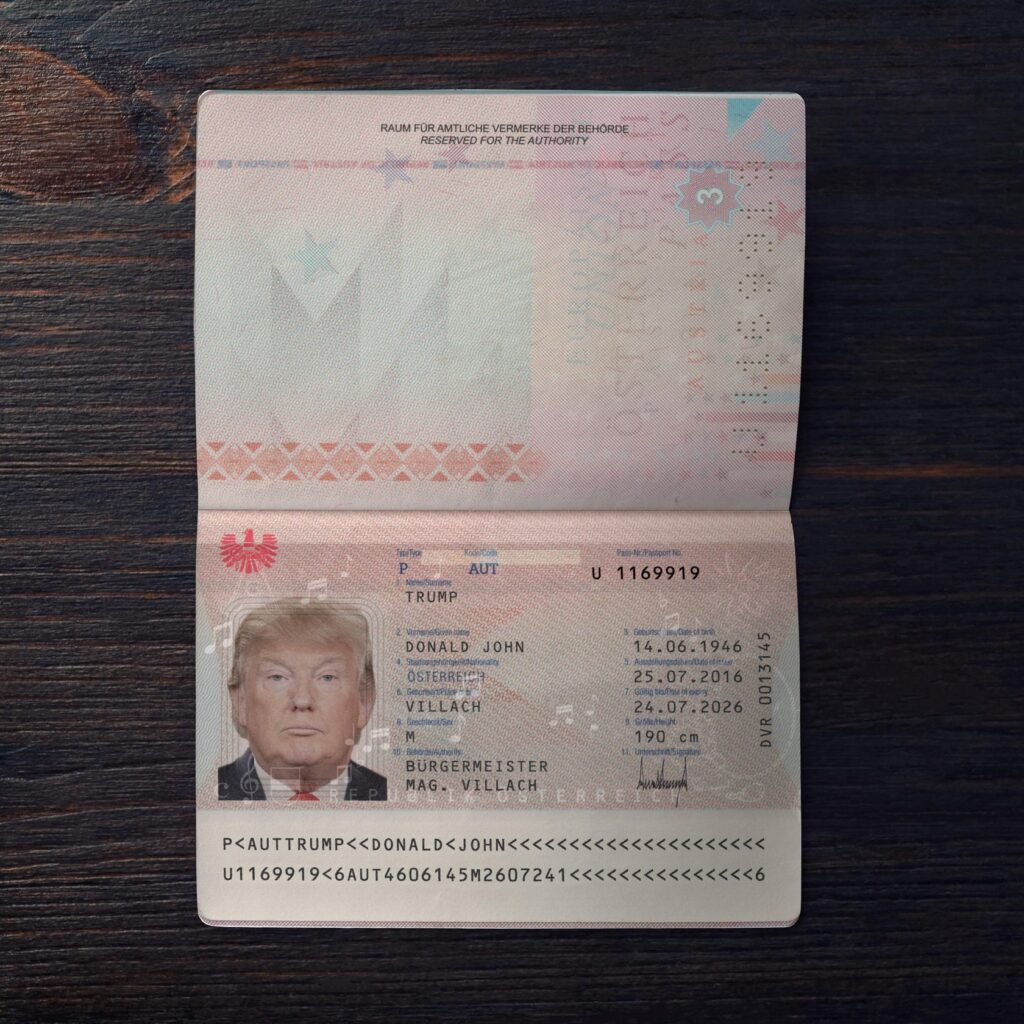 Austria Passport Template PSD Austrian passport editable template, Austria Passport Template Photoshop, Austrian Passport Template PSD, blank Austria passport template free