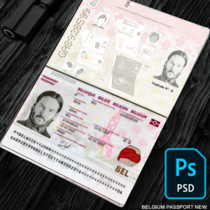 Belgium PASSPORT TEMPLATE PSD Belgian passport editable template, Belgium Passport Template Photoshop, Belgian Passport Template PSD, blank Belgian passport template FREE