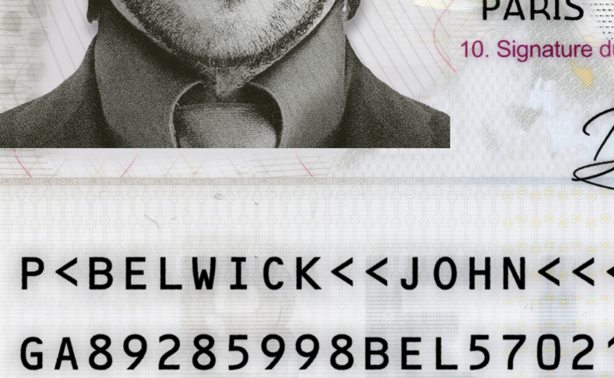 Belgium Passport Template PSD - Image 3