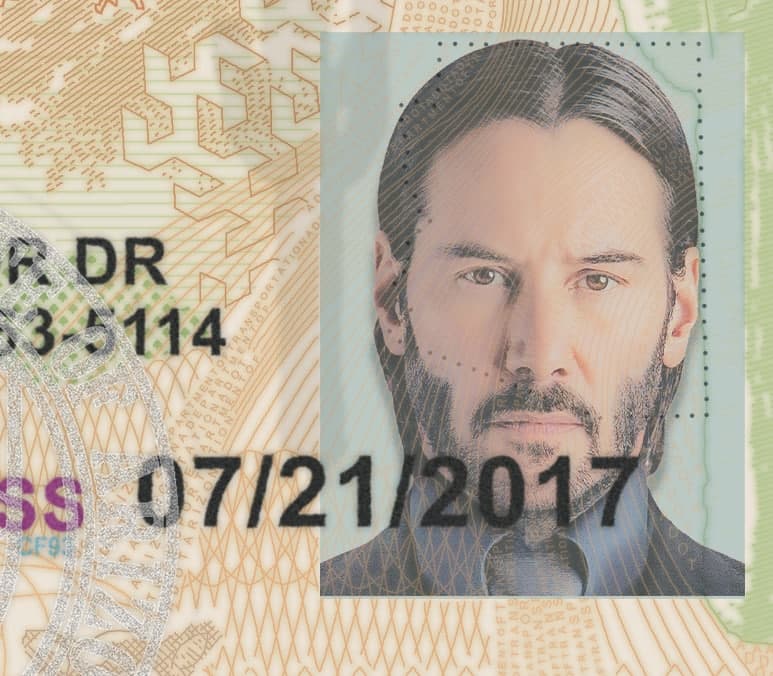 Arizona Driver License Template PSD - Image 3