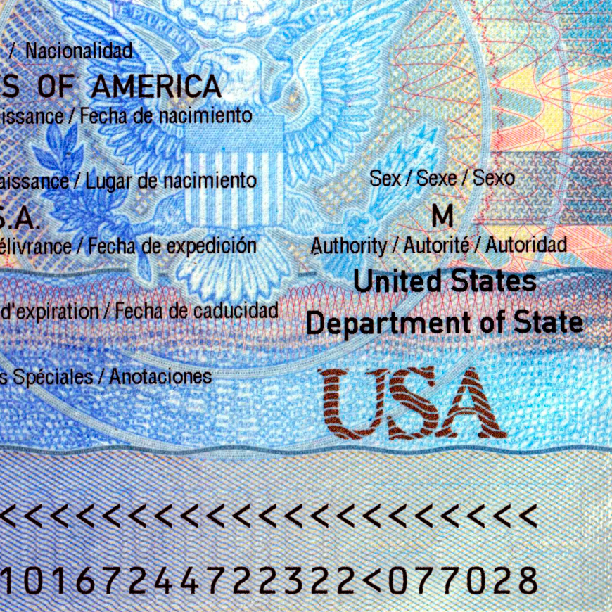 Old USA Passport Template PSD - Image 3